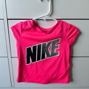Nike Kids Neon Pink Short Sleeve Tee